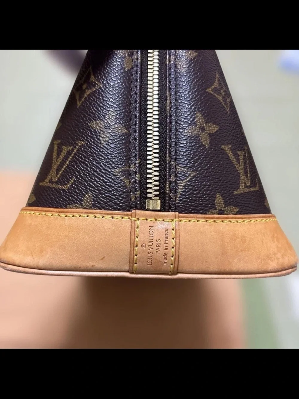 Louis Vuitton Brown Monogram Alma PM Handbag
